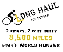 The Long Haul for Hunger Bicycle Tour